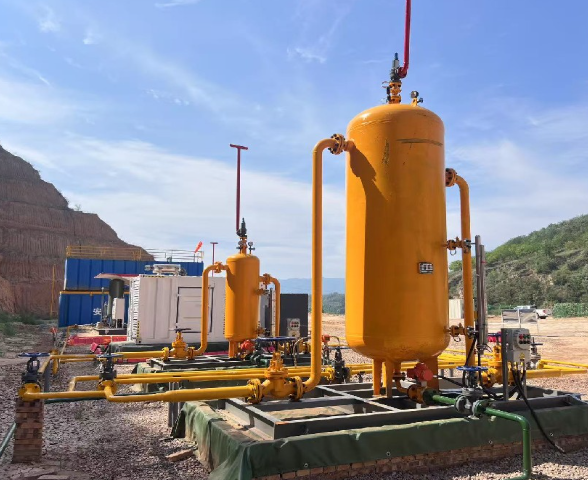 某排水采气项目顺利投产